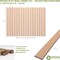 Ekena Millwork 48H x 1/4T Adjustable Wood Slat Wall Panel Kit w/ 2W Slats, Alder contains 22 Slats SWW66X48X0250AL - alternate 5